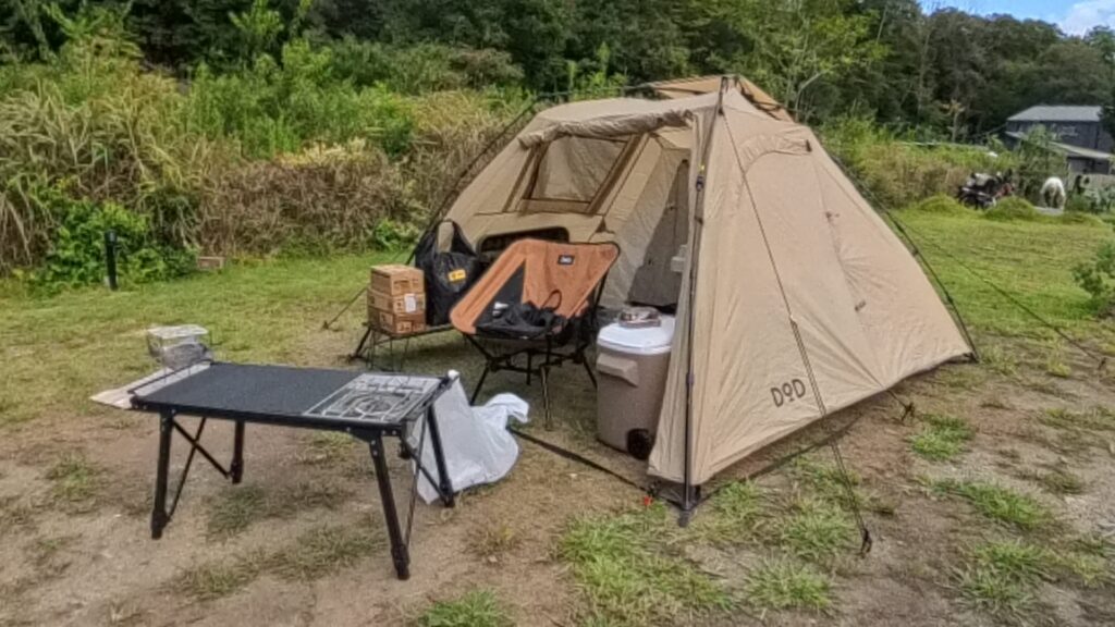 たろまるのソロキャンプ風景