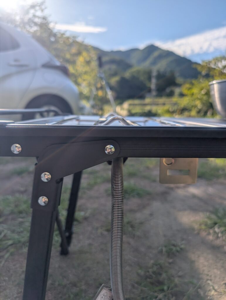 火点部分がフラット
