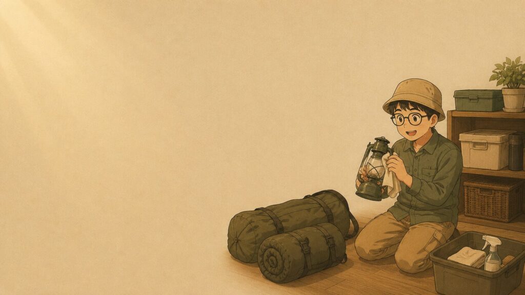 道具手入れ
