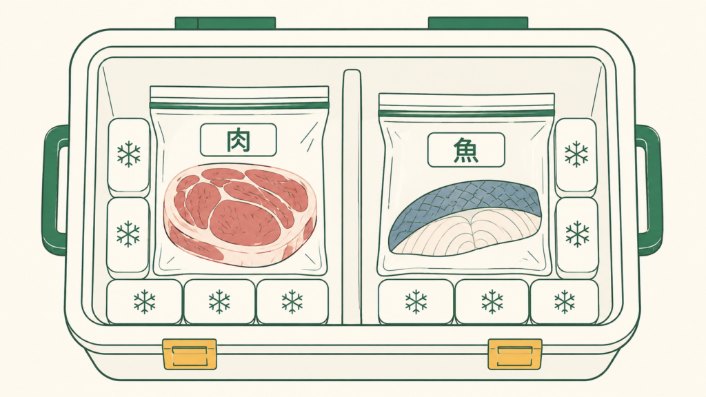 保冷材の詰め方